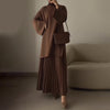 Maurinne | Feminines Outfit-Set mit Falten-Design