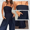 Amari | Ärmelloser Taschen-Jumpsuit