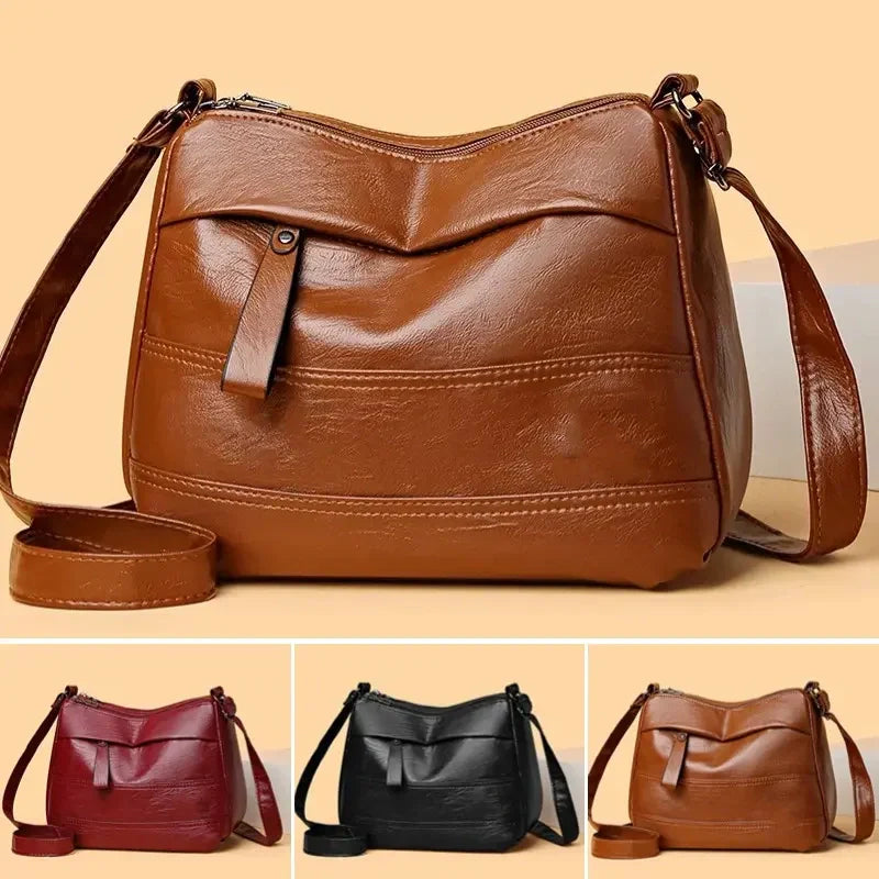 Matilda | Mehrschichtige Retro-Schultertasche