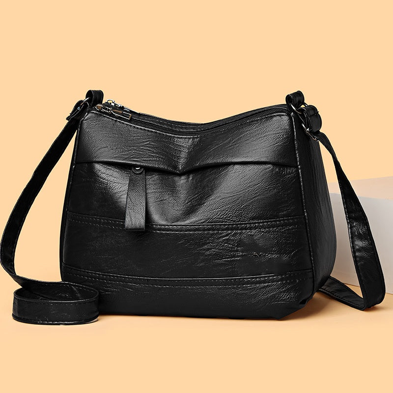 Matilda | Mehrschichtige Retro-Schultertasche