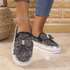 Keesha | Strass Bow Sneakers