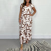 Somara | Luftiger Jumpsuit mit Print & Weitbein-Schnitt