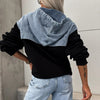 Candlie | Schicke Damen-Jeansjacke mit Kapuze und praktischen Kordelzügen