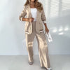 Astrid | Elegantes Zweiteiler-Set in Beige