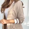 Astrid | Elegantes Zweiteiler-Set in Beige