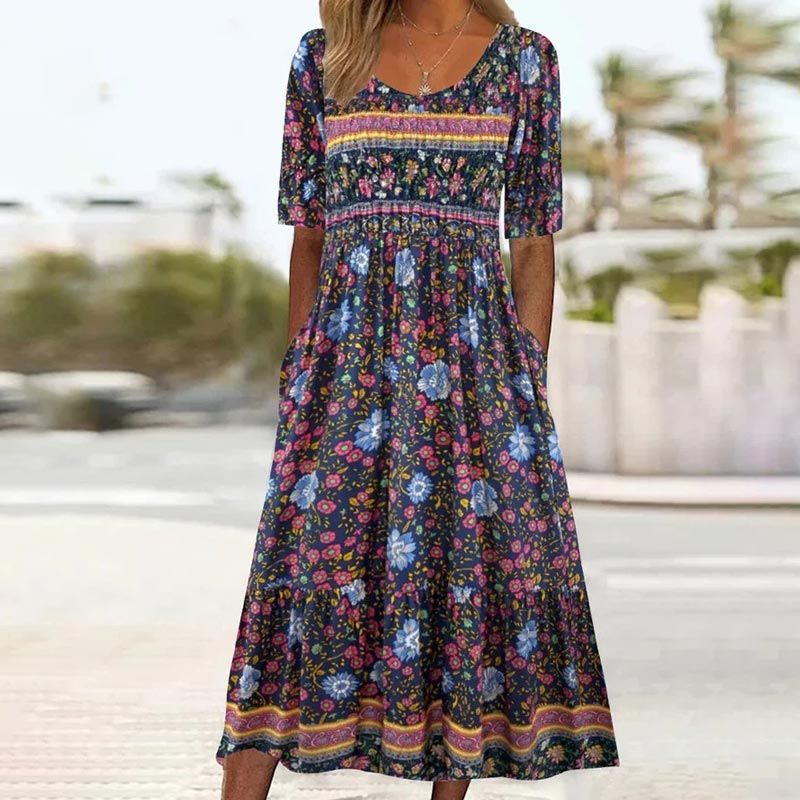 Lucille | Elegantes Bohemien-Kleid für Frauen mit zartem Design