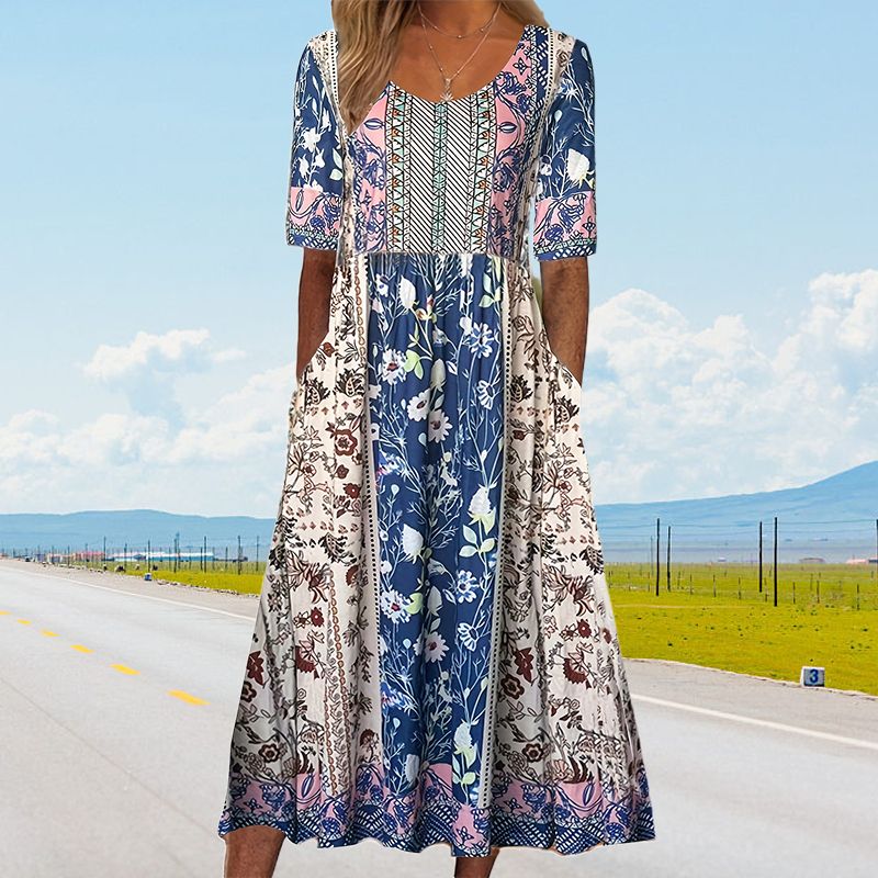 Lucille | Elegantes Bohemien-Kleid für Frauen mit zartem Design