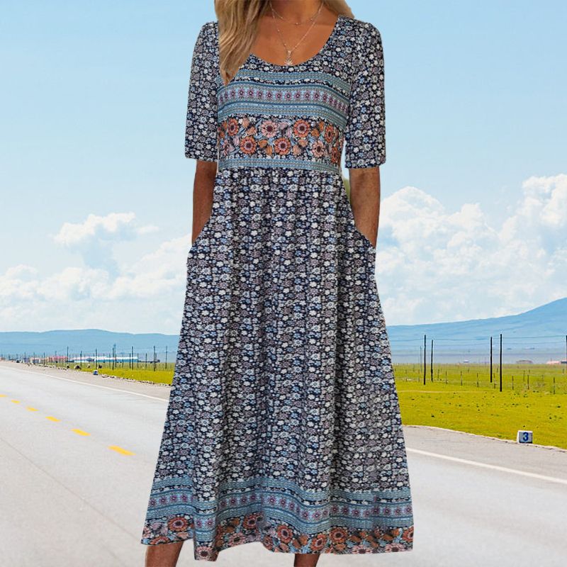 Lucille | Elegantes Bohemien-Kleid für Frauen mit zartem Design