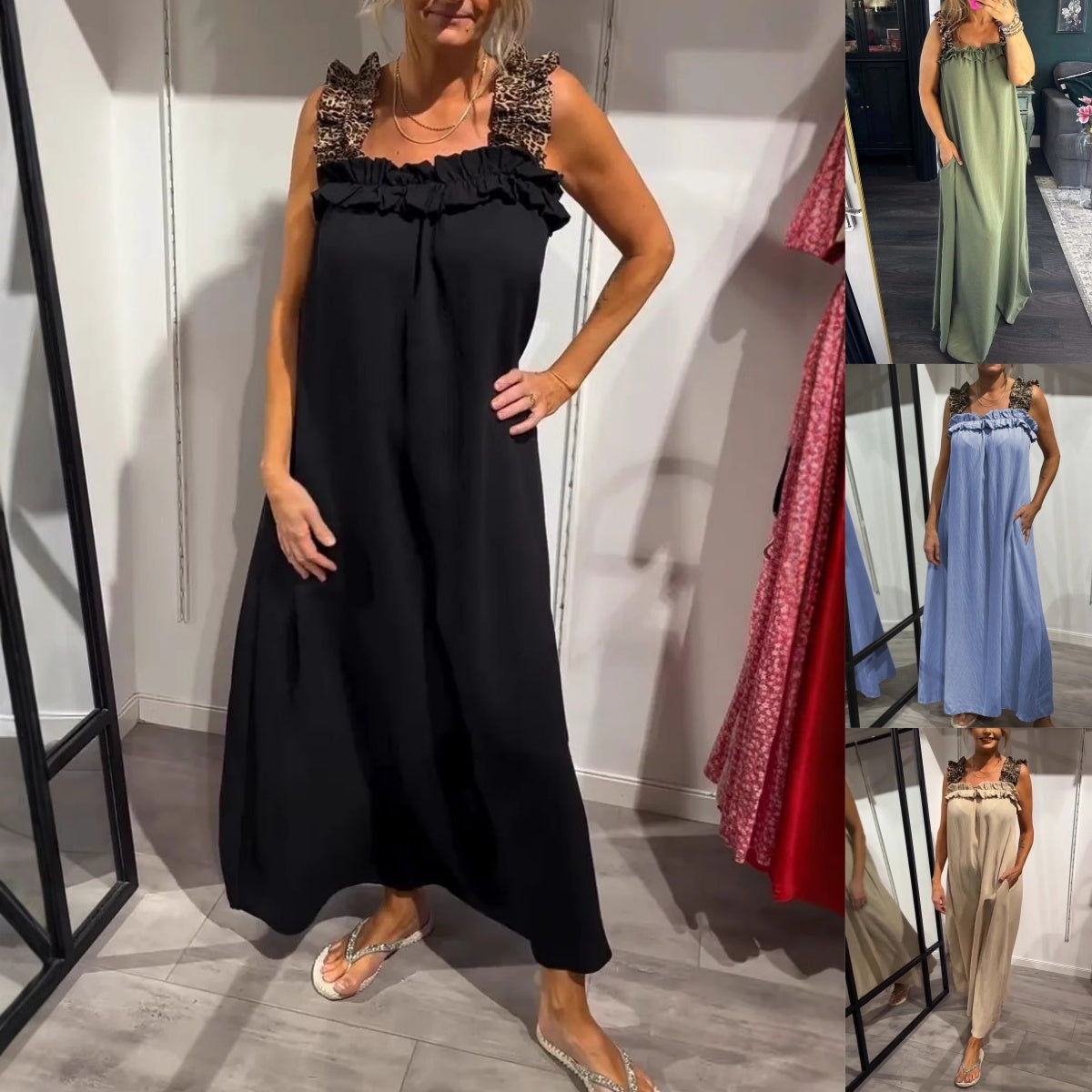 Elpha | Lässiges ärmelloses Kleid mit Taschen