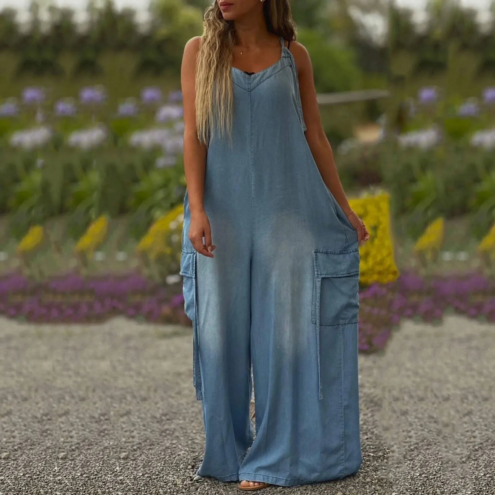 Lucah | Modischer Jumpsuit mit weitem Bein und komfortablen Taschen