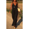 Anna | bequemes und elegantes Maxi-Kleid mit V-Ausschnitt für den Sommer