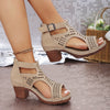 Arkianna | Elegante Sandalen mit mittelhohem Absatz und offener Zehenpartie