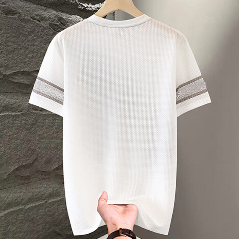 Joshua | Modisches Kurzarm-T-Shirt mit Rundhalsausschnitt für Herren