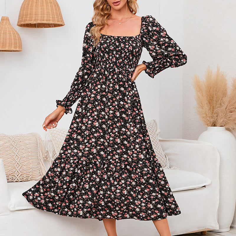 Nica | Damenkleid im eleganten floralen Muster