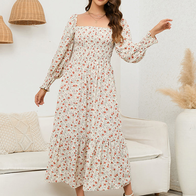 Nica | Damenkleid im eleganten floralen Muster