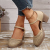 Cecilia | Stilvolle Retro-Sandalen aus Mesh für Frauen