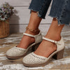 Cecilia | Stilvolle Retro-Sandalen aus Mesh für Frauen