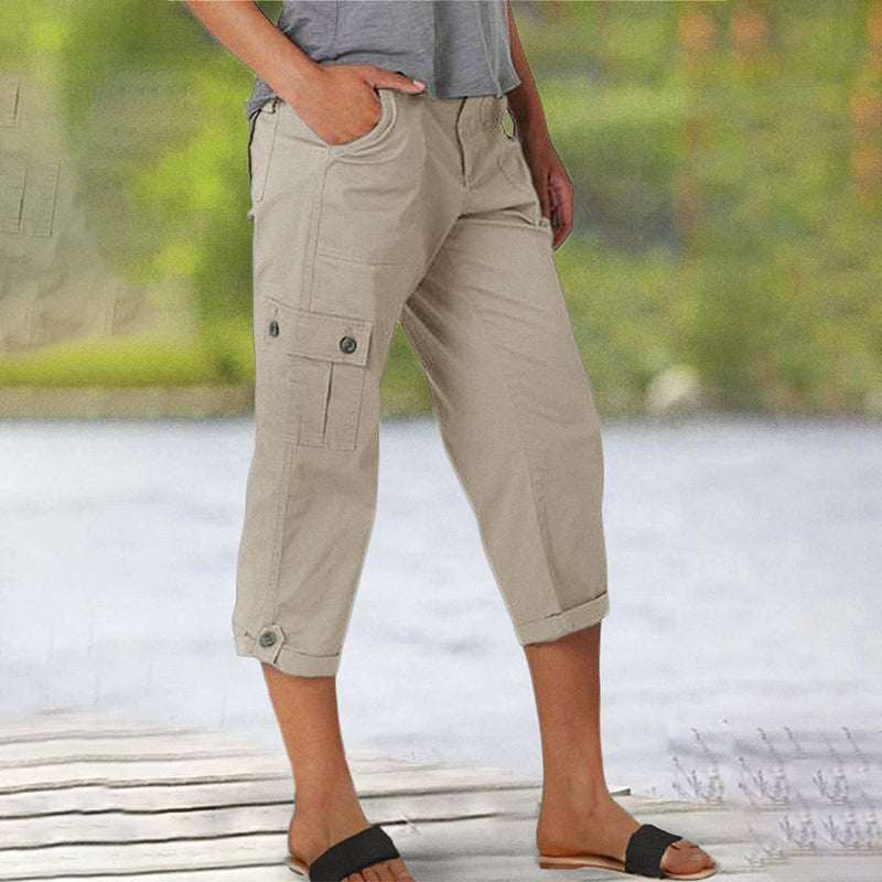 Trice | Lässige 3/4 Cargo-Hose mit Taschen