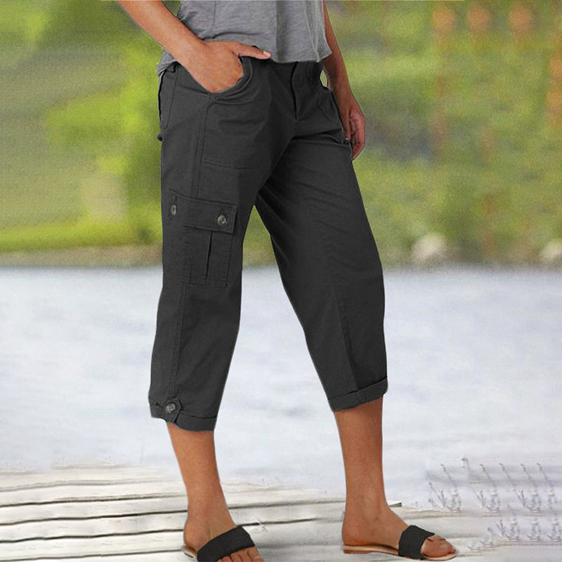 Trice | Lässige 3/4 Cargo-Hose mit Taschen