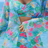 Julia | Modischer 3-teiliger Bikini-Badeanzug mit buntem Muster