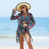 Julia | Modischer 3-teiliger Bikini-Badeanzug mit buntem Muster