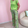 Quine | Set aus kurzärmeligem Oberteil und gemusterter Hose