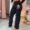Marelle | Damenhose mit Strass und Taschen