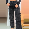 Marelle | Damenhose mit Strass und Taschen