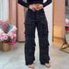 Marelle | Damenhose mit Strass und Taschen