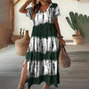 Lynne | Boho-Kleid mit Batikmuster