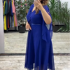 Nicole | modisches Kleid mit V-Ausschnitt für besondere Anlässe