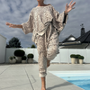 Emacel | Damen-Set im Leopardenprint