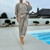 Emacel | Damen-Set im Leopardenprint