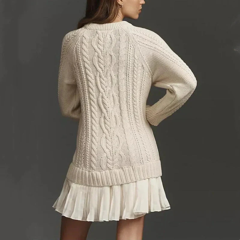 Julianna | Damen-Strickkleid im Mini-Style, vielseitig & chic