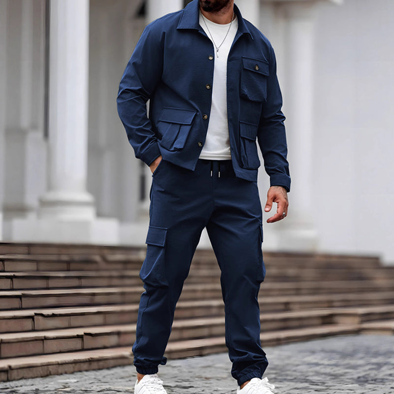 Ryan | Zweiteiliges Retro-Set mit Cargohose