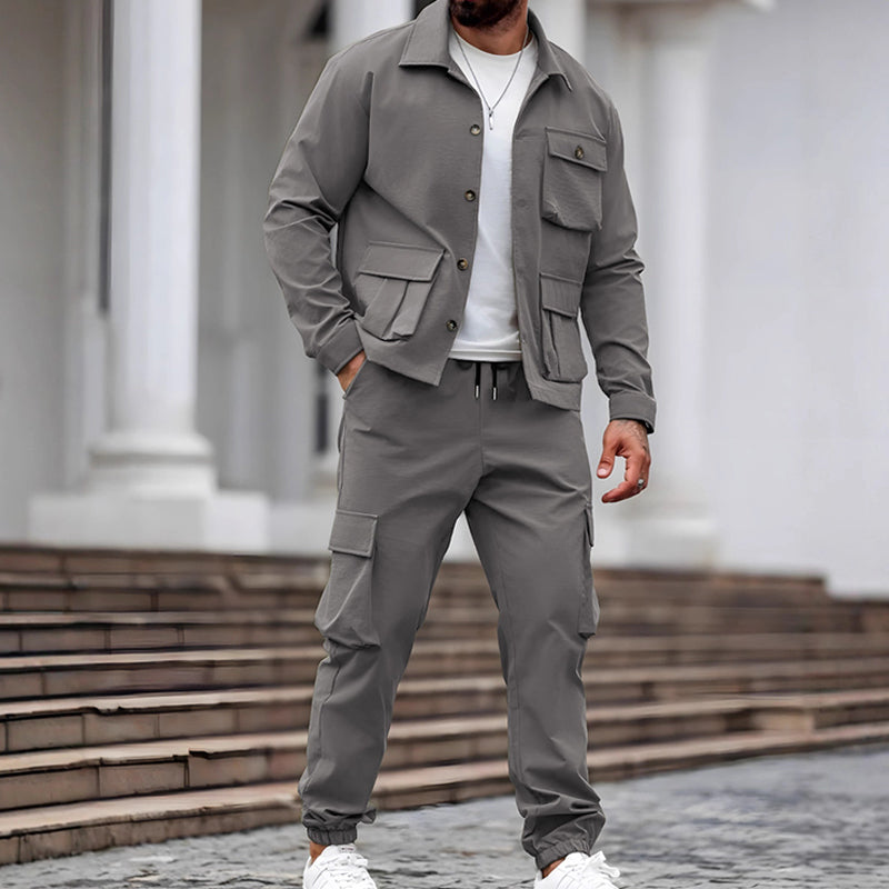 Ryan | Zweiteiliges Retro-Set mit Cargohose