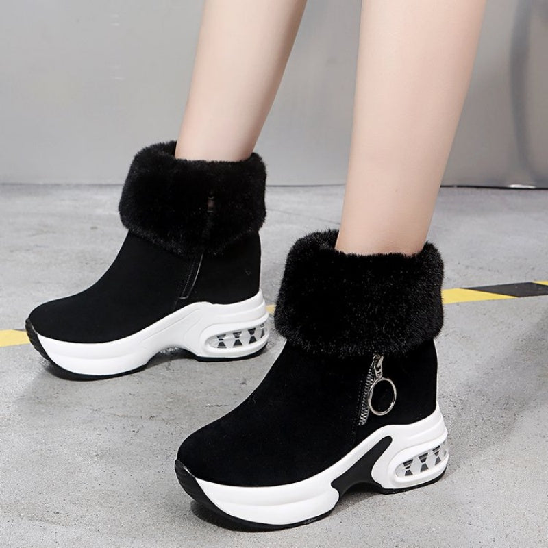 Kishea | Damen-Stiefeletten mit dicker Sohle