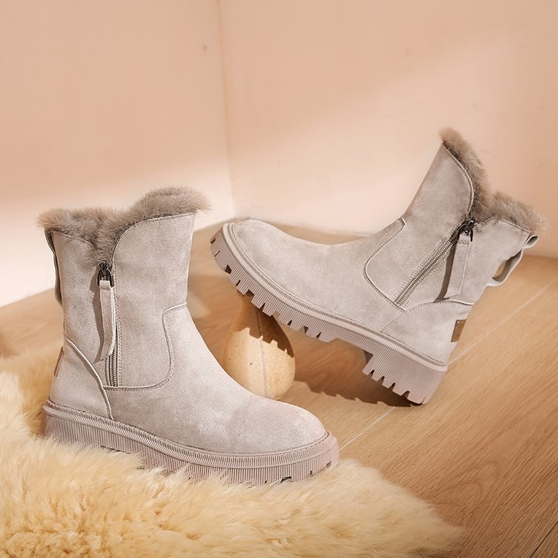 Renata | Damen-Winter-Fleece-Stiefel, stilvoll & rutschfest