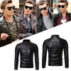 Luca™ | Moderne Lederjacke mit Reißverschluss