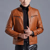 Luca™ | Moderne Lederjacke mit Reißverschluss