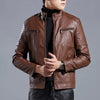 Luca™ | Moderne Lederjacke mit Reißverschluss