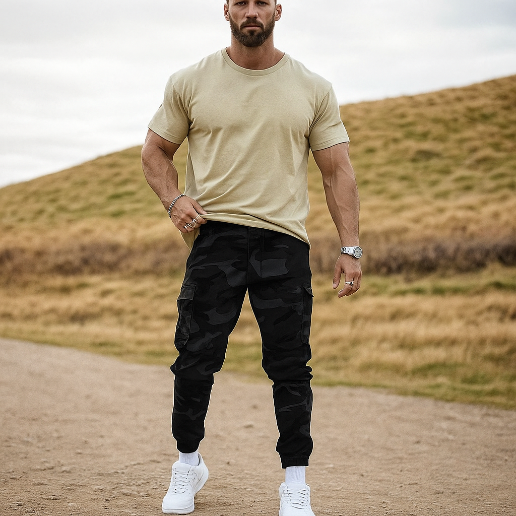 Ronan | Hochwertige Camouflage-Hose