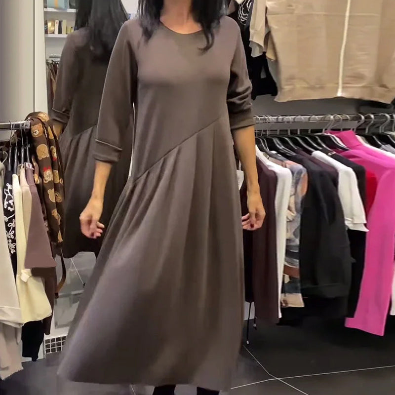 Marla | Lässiges Kleid mit Rundhalsausschnitt
