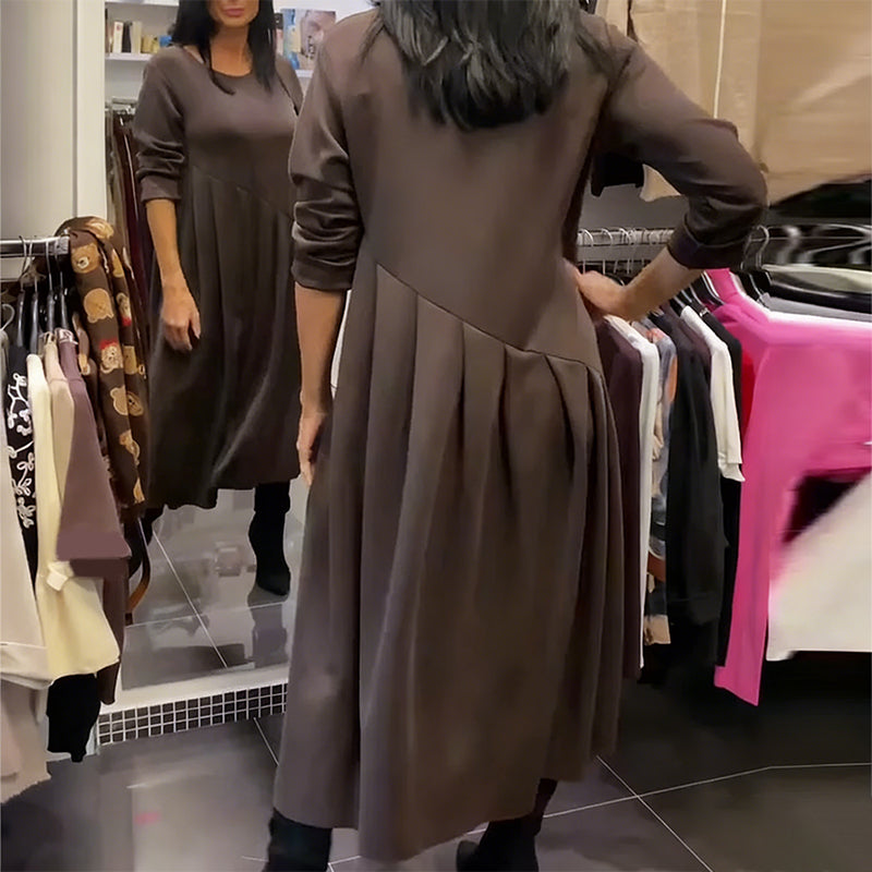 Marla | Lässiges Kleid mit Rundhalsausschnitt