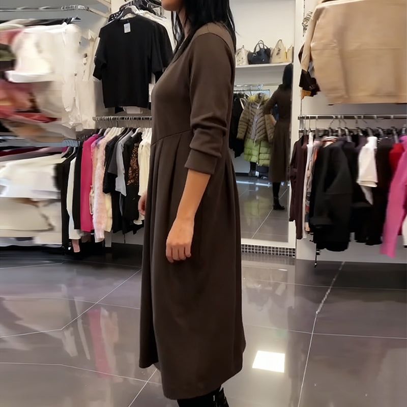 Marla | Lässiges Kleid mit Rundhalsausschnitt