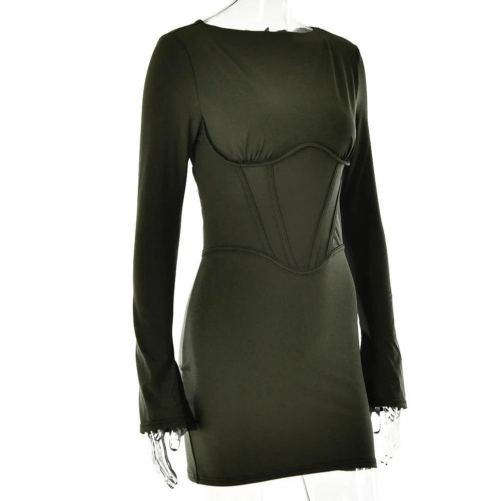 Gelicia | Sexy Minikleid mit Korsettdetails