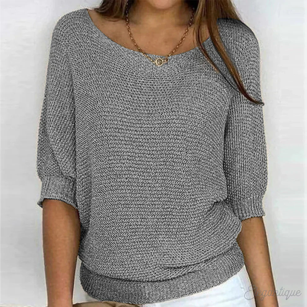 Paula | Pull-over - Grau / S