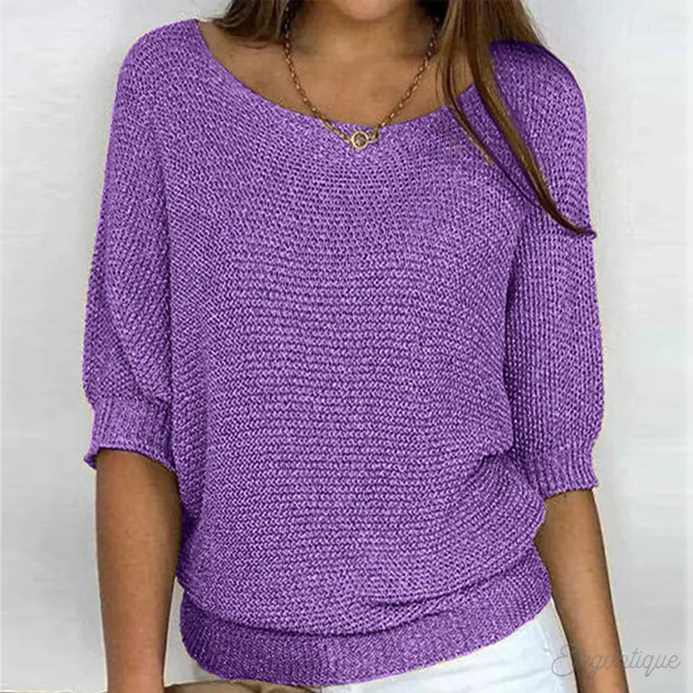 Paula | Pull-over - Violet / S