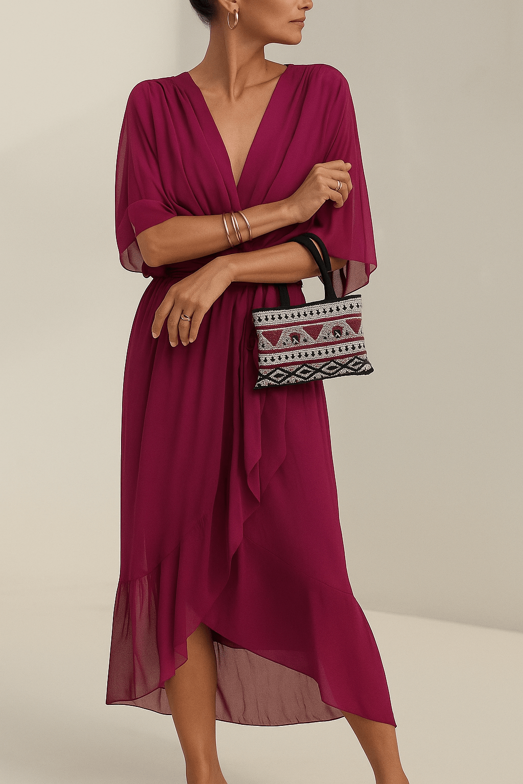 Valinn | Elegantes Wickelkleid