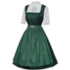 Elegantes Oktoberfest-Dirndl mit Schürze und spitzenbesetzter Bluse